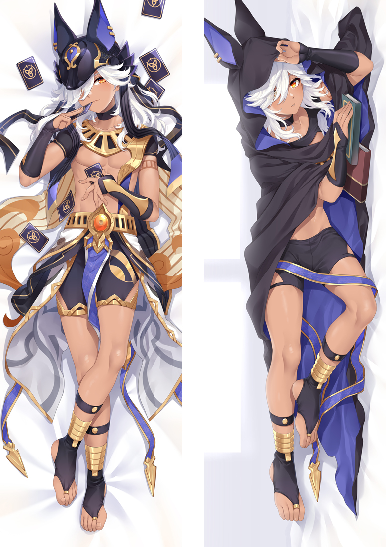 Genshin Impact Cyno Anime Dakimakura Pillow 3D Japanese Lover Pillow