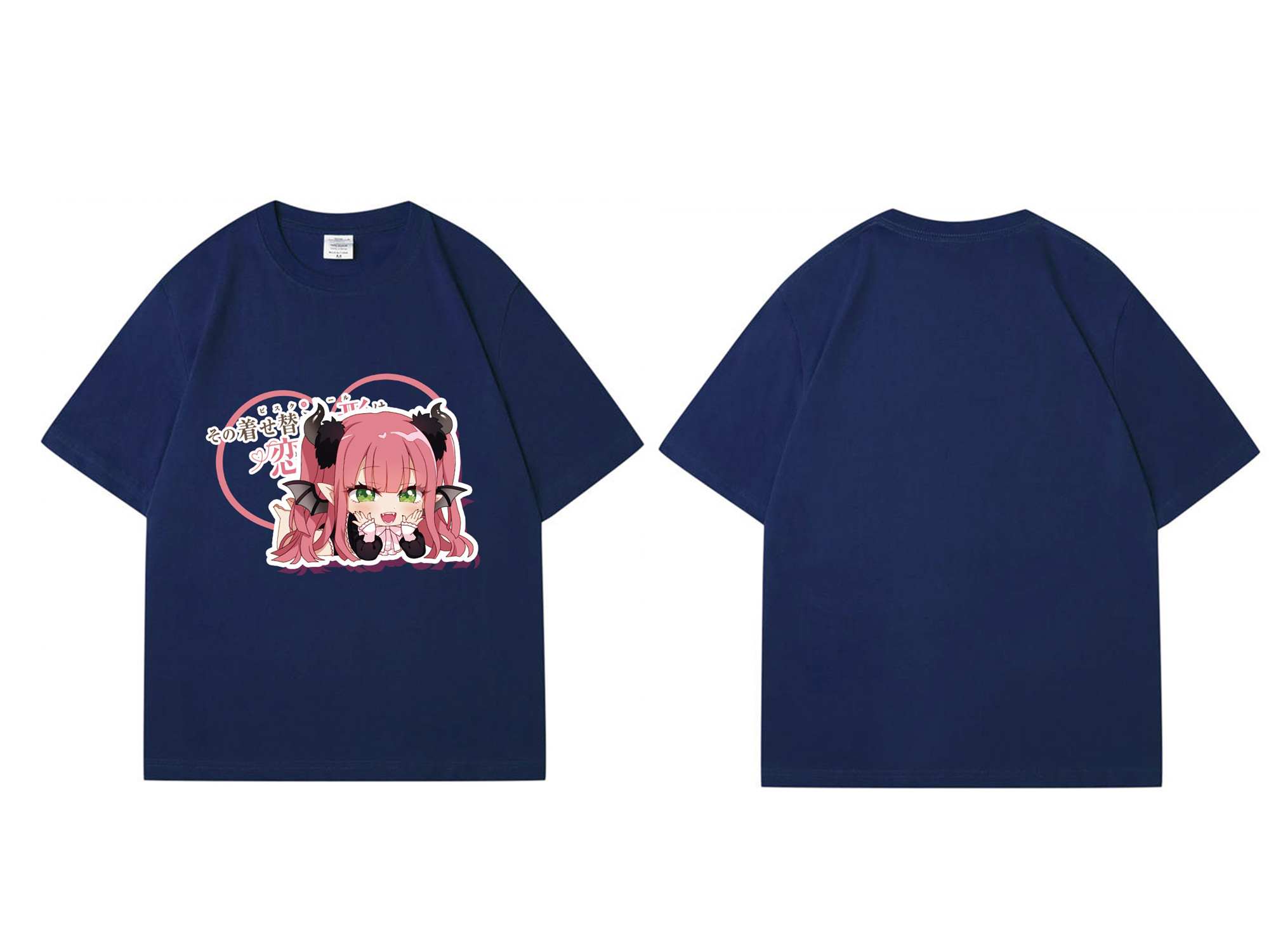 Kitagawa Marin My Dress-Up Darling Unisex Anime Mens/Womens Short Sleeve T-shirts Fashion Printed Tops Cosplay Costume