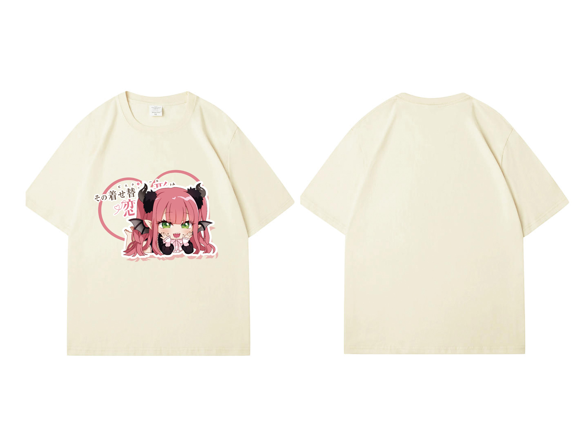 Kitagawa Marin My Dress-Up Darling Unisex Anime Mens/Womens Short Sleeve T-shirts Fashion Printed Tops Cosplay Costume
