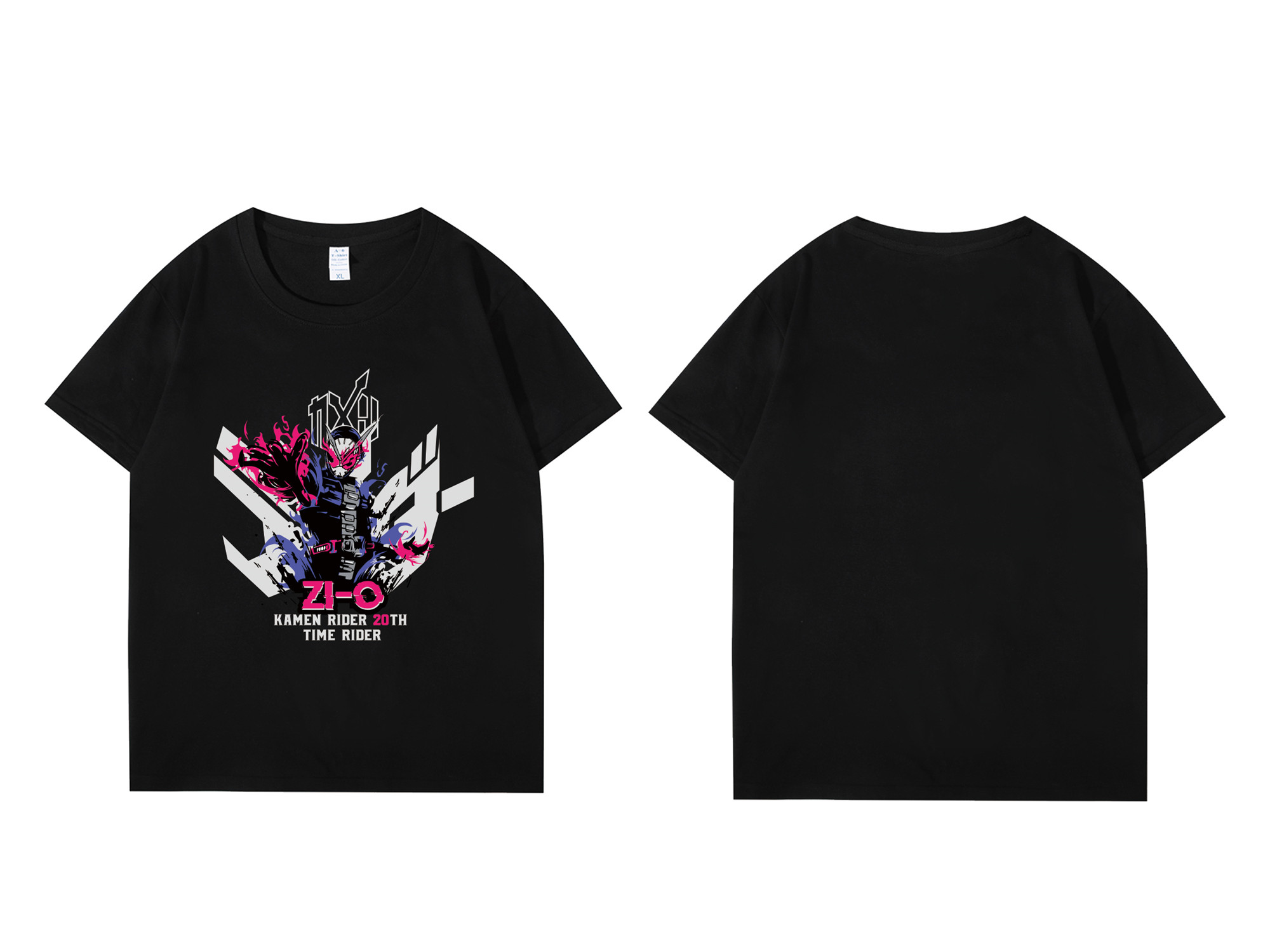 Kamen Rider Zi-O Unisex Anime Mens/Womens Short Sleeve T-shirts Fashion Printed Tops Cosplay Costume