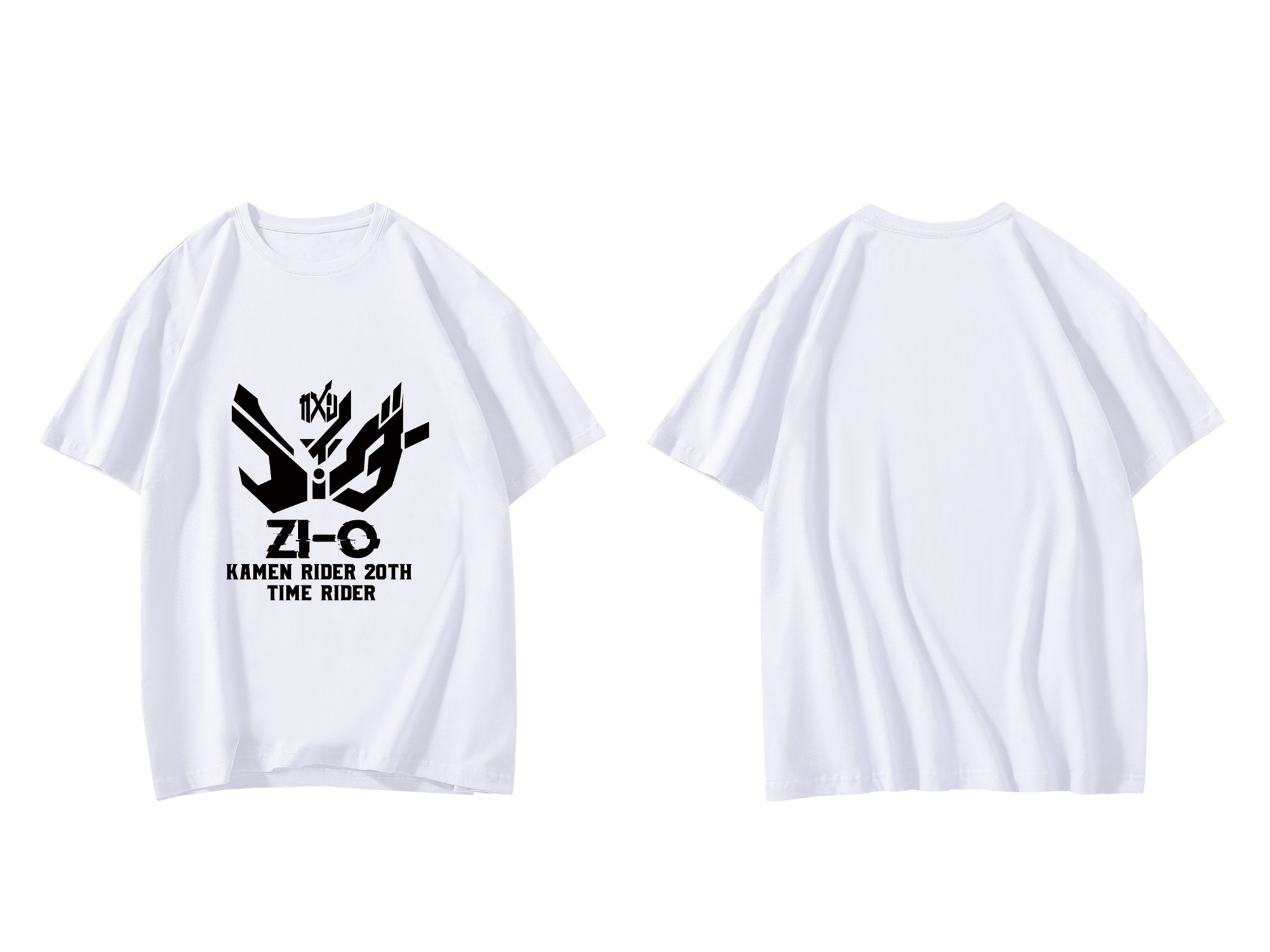 Kamen Rider Zi-O Unisex Anime Mens/Womens Short Sleeve T-shirts Fashion Printed Tops Cosplay Costume