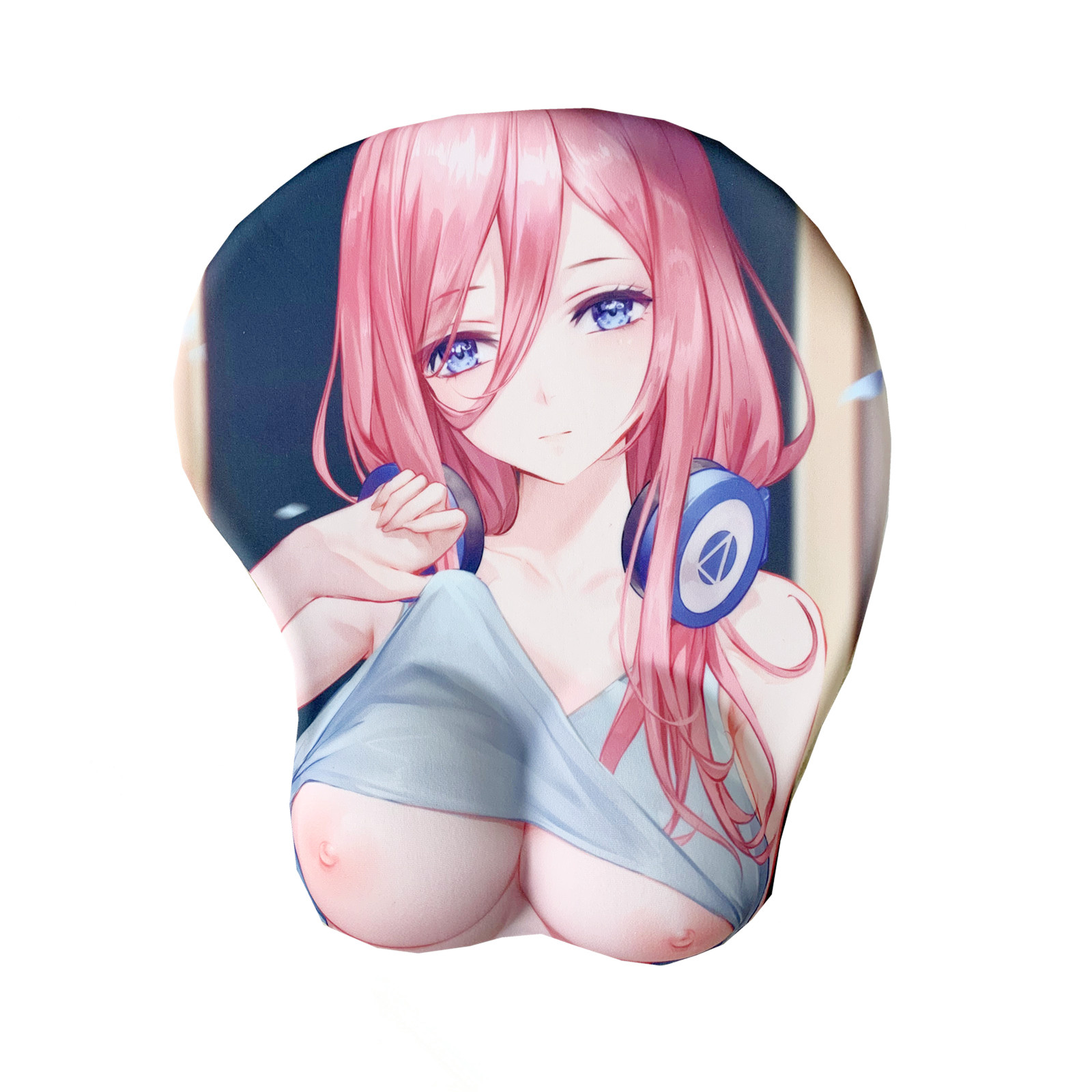 Nakano Miku The Quintessential Quintuplets Anime 3D Mouse Pads Soft Breast Sexy Butt Wrist Rest Oppai