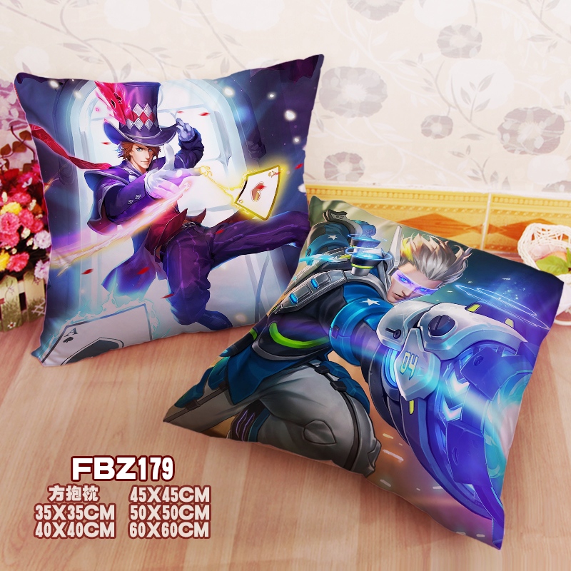 Arena Of Valor Game Party 45x45cm(18x18inch) Square Anime Dakimakura Throw Pillow Cover