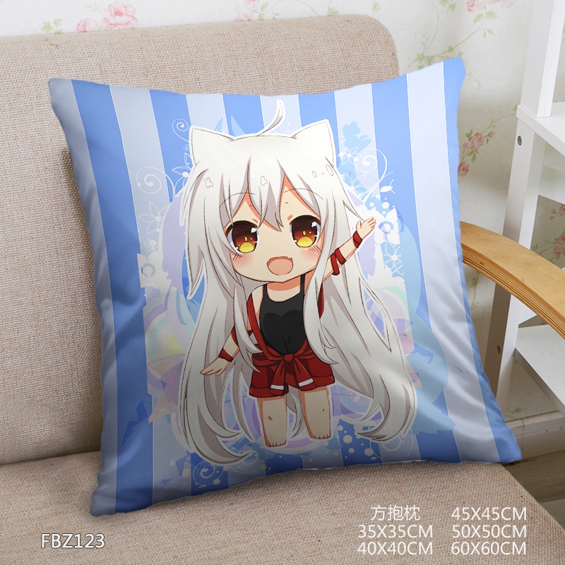 Urara Lost Post Anime 45x45cm(18x18inch) Square Anime Dakimakura Throw Pillow Cover