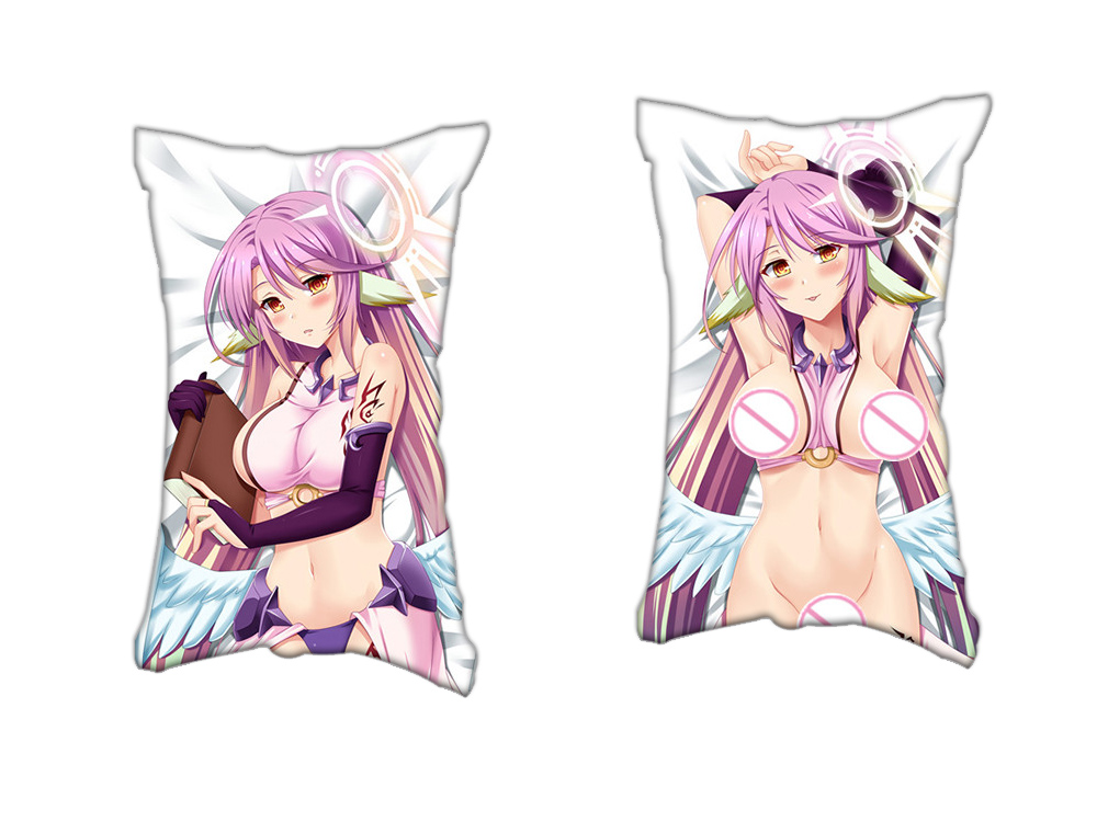 Jibril No Game No Life Anime 2 Way Tricot Air Pillow With a Hole 35x55cm(13.7in x 21.6in)