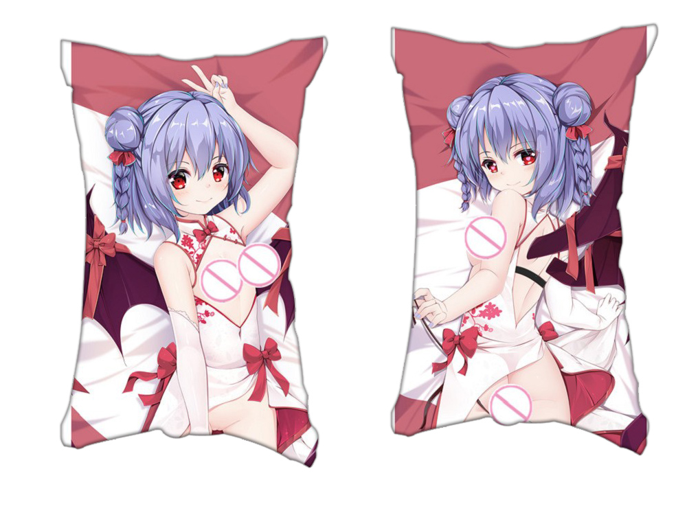 Remilia Scarlet Touhou Project Anime 2 Way Tricot Air Pillow With a Hole 35x55cm(13.7in x 21.6in)