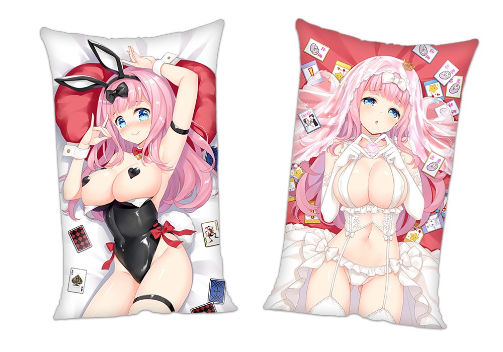 Kaguya sama Love Is War Fujiwara Chika Anime 2Way Tricot Air Pillow With a Hole 35x55cm(13.7in x 21.6in)