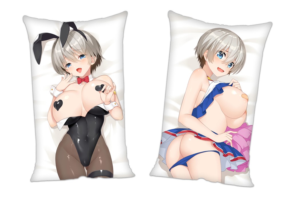 Uzaki chan Wants to Hang Out Uzaki Hana Anime 2Way Tricot Air Pillow With a Hole 35x55cm(13.7in x 21.6in)