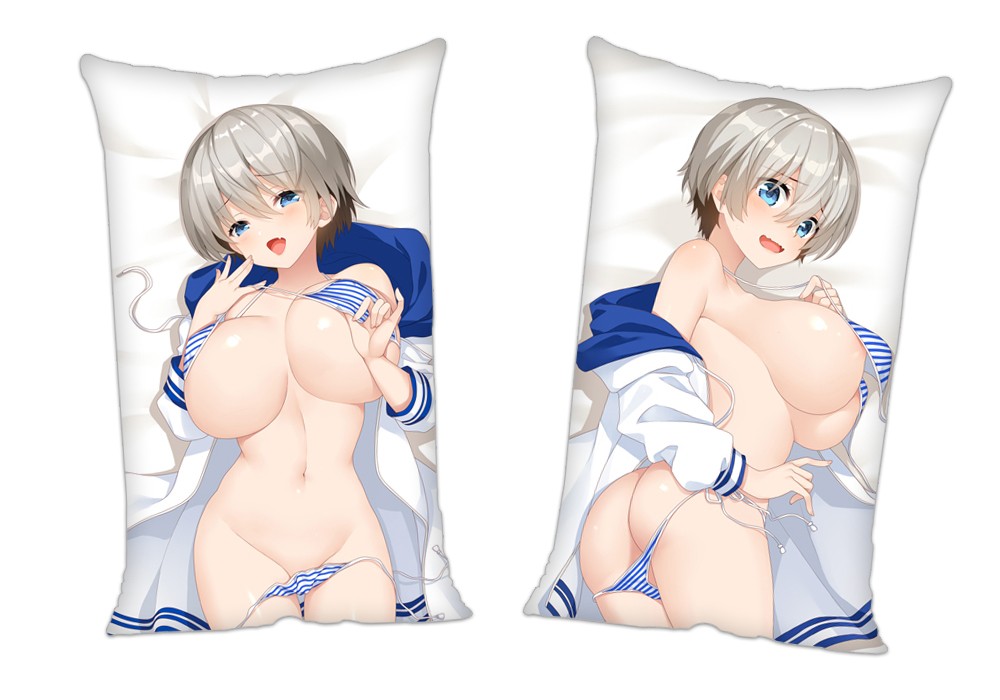 Uzaki chan Wants to Hang Out Uzaki Hana Swimwear Anime 2Way Tricot Air Pillow With a Hole 35x55cm(13.7in x 21.6in)