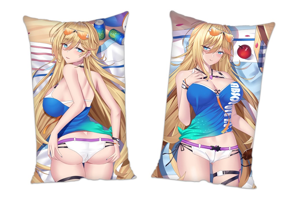 Honkai Impact 3rd Durandal Anime 2Way Tricot Air Pillow With a Hole 35x55cm(13.7in x 21.6in)