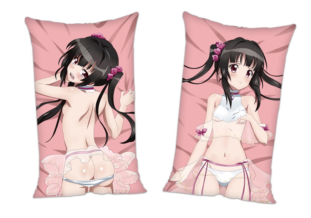 Symphogear Tsukuyomi Shirabe Anime 2Way Tricot Air Pillow With a Hole 35x55cm(13.7in x 21.6in)