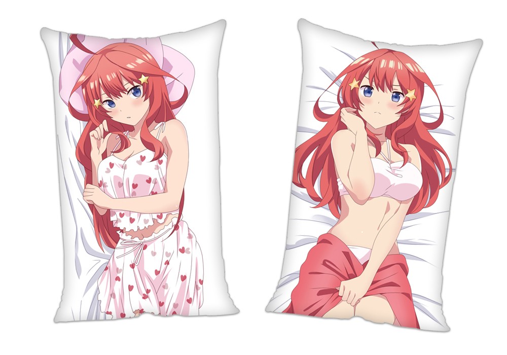 Nakano Miku The Quintessential Quintuplets Anime 2Way Tricot Air Pillow With a Hole 35x55cm(13.7in x 21.6in)