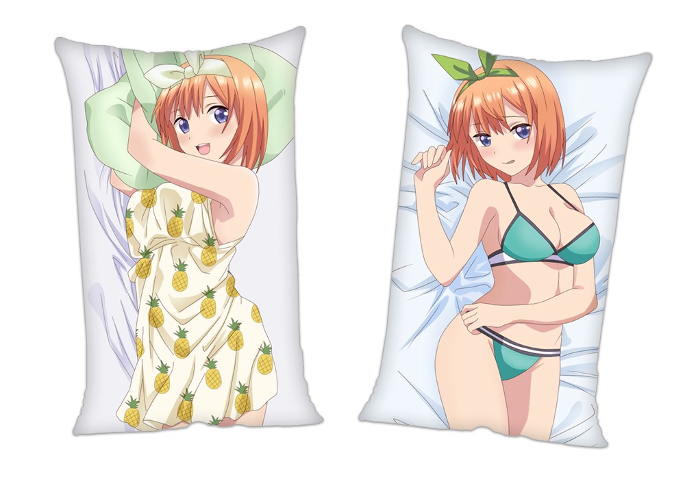 Nakano Yotsuba The Quintessential Quintuplets Anime 2Way Tricot Air Pillow With a Hole 35x55cm(13.7in x 21.6in)