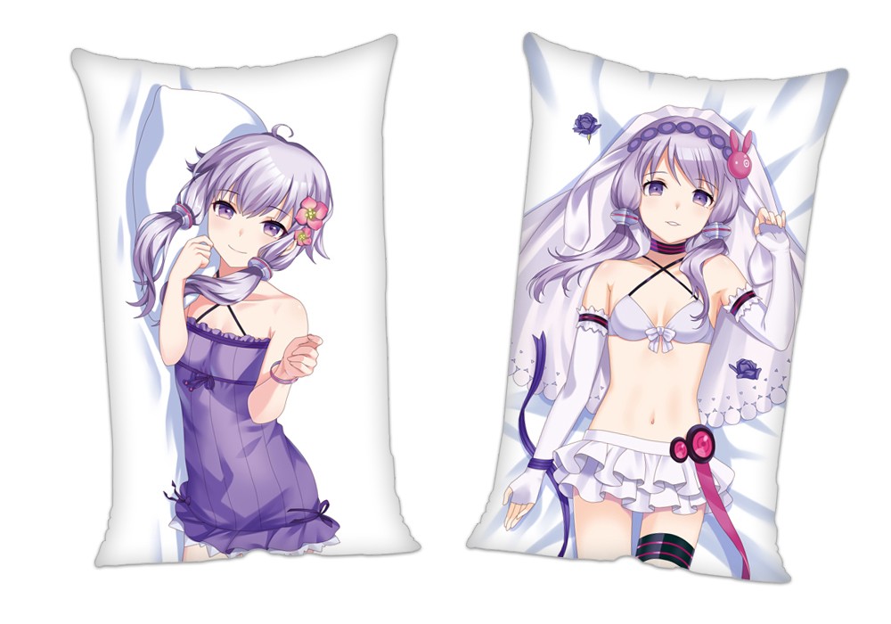 VOCALOID Yuzuki Yukari Kizuna Akari Anime 2Way Tricot Air Pillow With a Hole 35x55cm(13.7in x 21.6in)