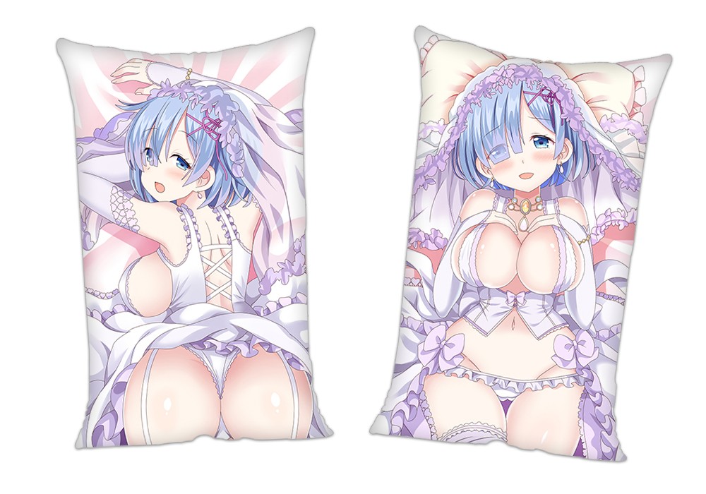 ReZero Rem Anime 2 Way Tricot Air Pillow With a Hole 35x55cm(13.7in x 21.6in)