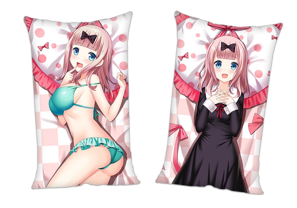 Kaguya sama Love Is War Fujiwara Chika Anime 2Way Tricot Air Pillow With a Hole 35x55cm(13.7in x 21.6in)