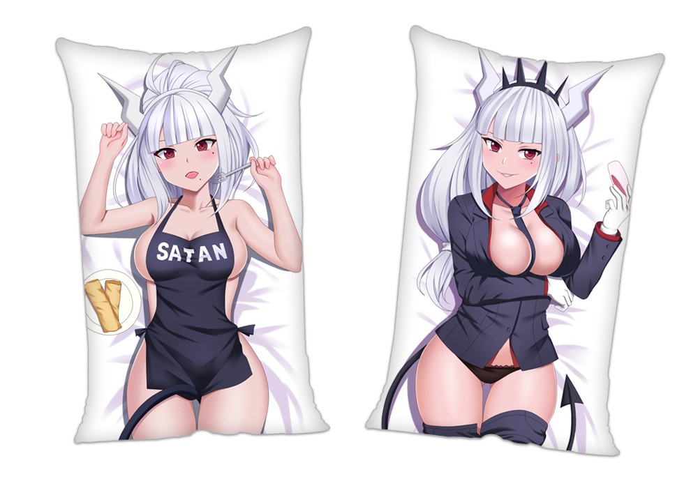 Helltaker Lucifer Anime 2Way Tricot Air Pillow With a Hole 35x55cm(13.7in x 21.6in)