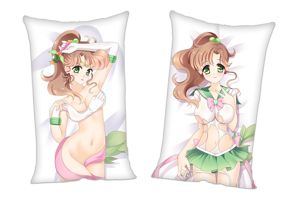 Sailor Moon Sailor Jupiter Anime 2Way Tricot Air Pillow With a Hole 35x55cm(13.7in x 21.6in)