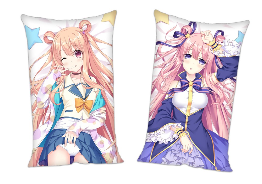 Princess Connect ReDive Hatsune Anime 2Way Tricot Air Pillow With a Hole 35x55cm(13.7in x 21.6in)