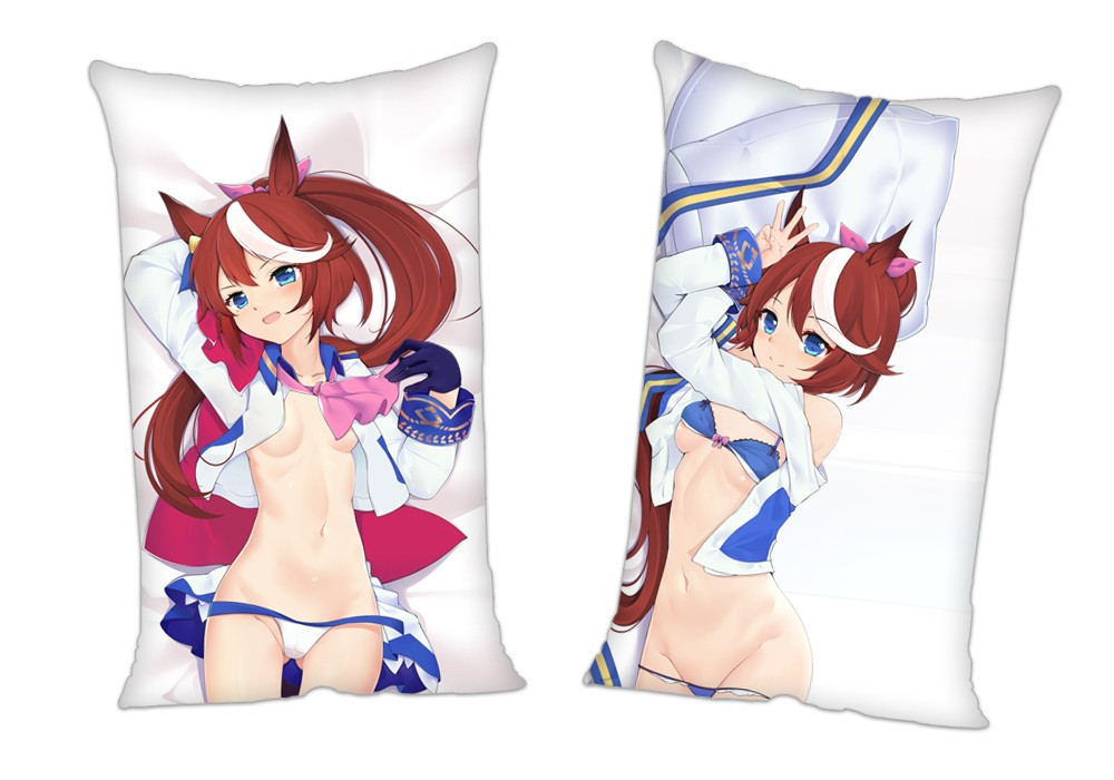 Umamusume Pretty Derby Tokai Teio Anime 2Way Tricot Air Pillow With a Hole 35x55cm(13.7in x 21.6in)