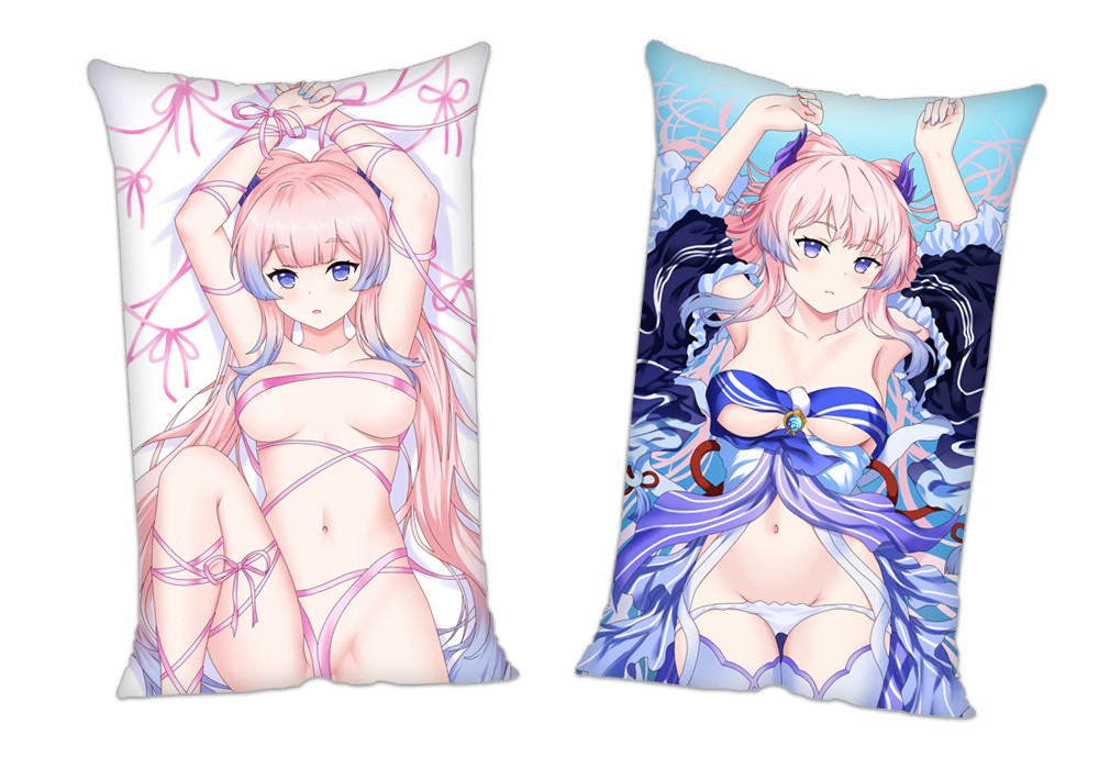 Genshin Impact Sangonomiya Kokomi Anime 2Way Tricot Air Pillow With a Hole 35x55cm(13.7in x 21.6in)