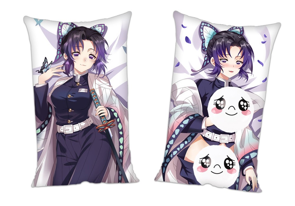 Demon Slayer Kimetsu no Yaiba Kochou Shinobu Anime 2Way Tricot Air Pillow With a Hole 35x55cm(13.7in x 21.6in)