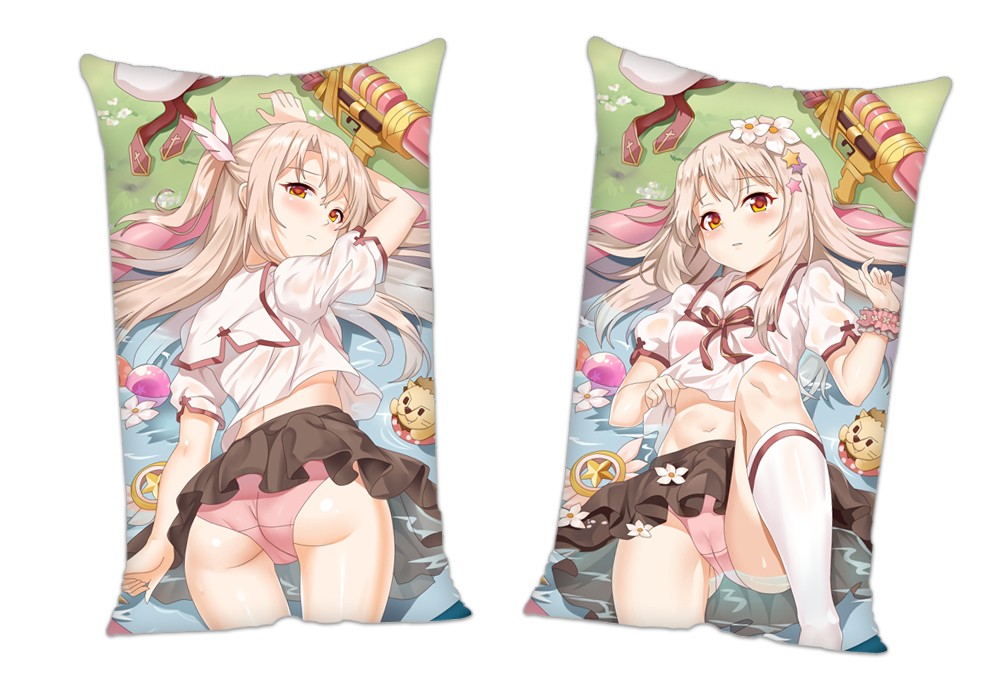 Anime Fatekaleid liner Prisma Illya Anime 2 Way Tricot Air Pillow With a Hole 35x55cm(13.7in x 21.6in)