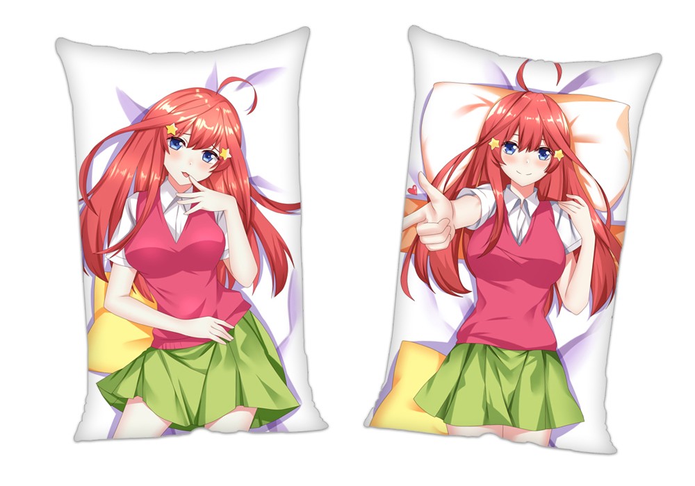 The Quintessential Quintuplets Nakano Itsuki Anime 2Way Tricot Air Pillow With a Hole 35x55cm(13.7in x 21.6in)