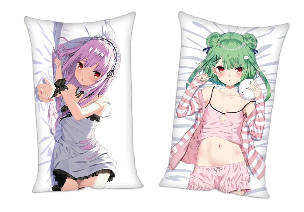 Virtual Youtuber Uruha Rushia Anime 2Way Tricot Air Pillow With a Hole 35x55cm(13.7in x 21.6in)