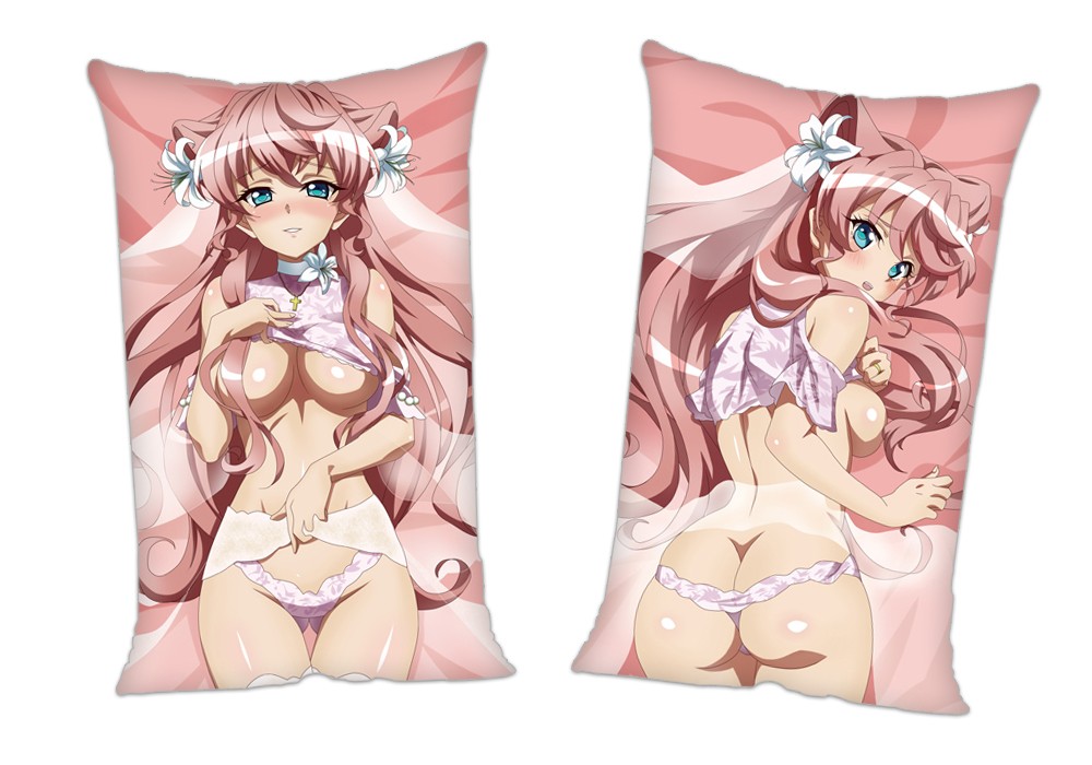 Symphogear Maria Cadenzavna Eve Anime 2Way Tricot Air Pillow With a Hole 35x55cm(13.7in x 21.6in)