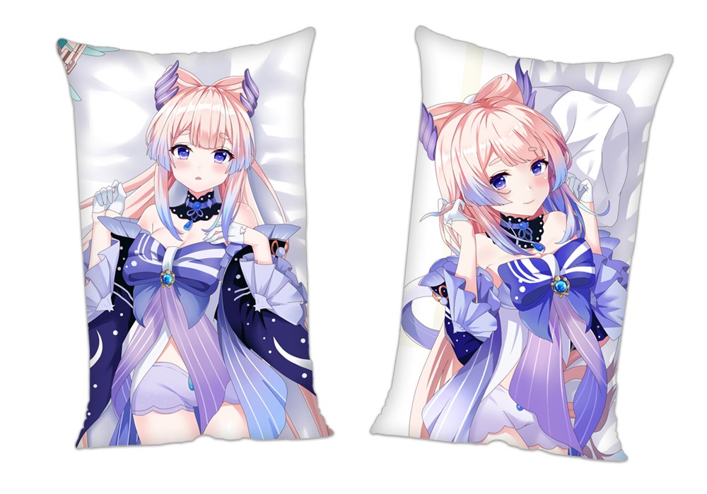 Genshin Impact Sangonomiya Kokomi Anime 2Way Tricot Air Pillow With a Hole 35x55cm(13.7in x 21.6in)