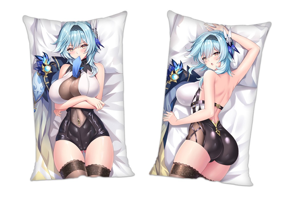 Genshin Impact Eula Anime 2Way Tricot Air Pillow With a Hole 35x55cm(13.7in x 21.6in)