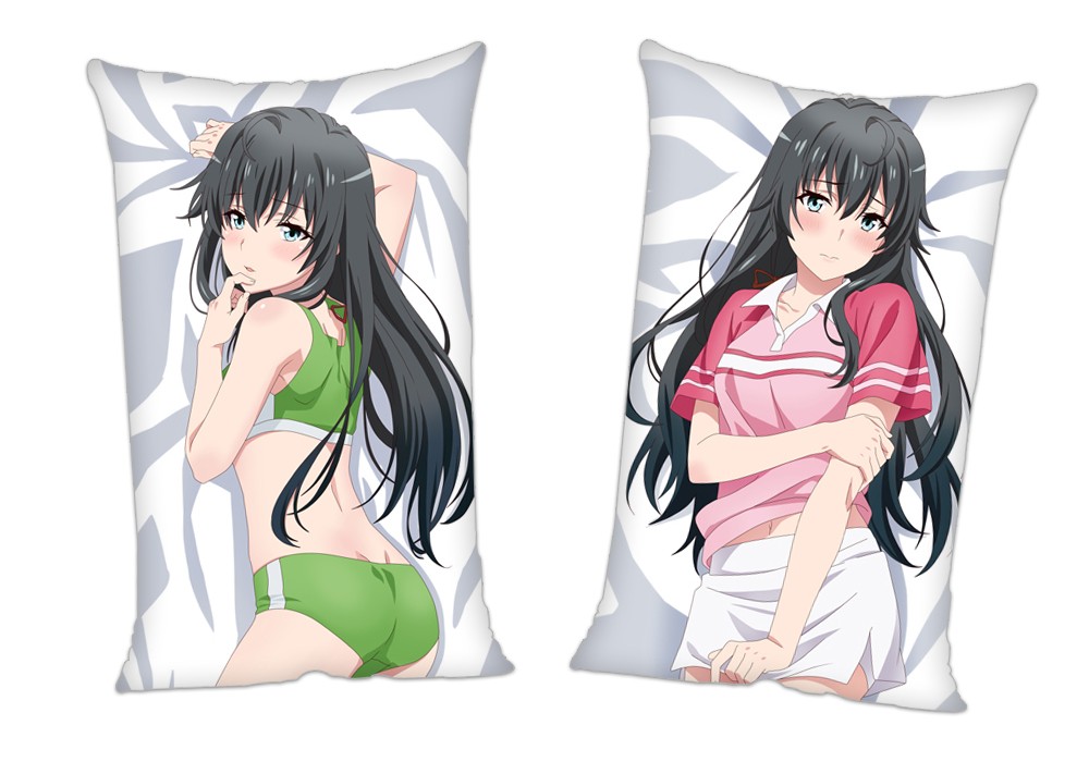 My Youth Romantic Comedy Is Wrong As I Expected Yukinoshita Yukino Anime 2Way Tricot Air Pillow With a Hole 35x55cm(13.7in x 21.6in)