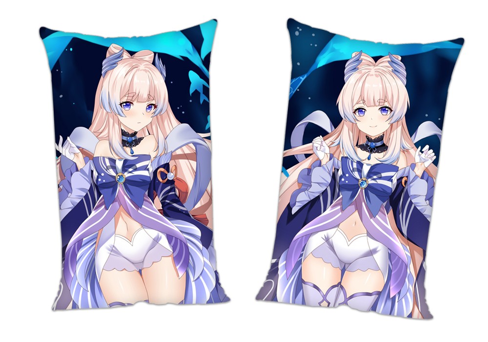 Genshin Impact Sangonomiya Kokomi Anime 2Way Tricot Air Pillow With a Hole 35x55cm(13.7in x 21.6in)