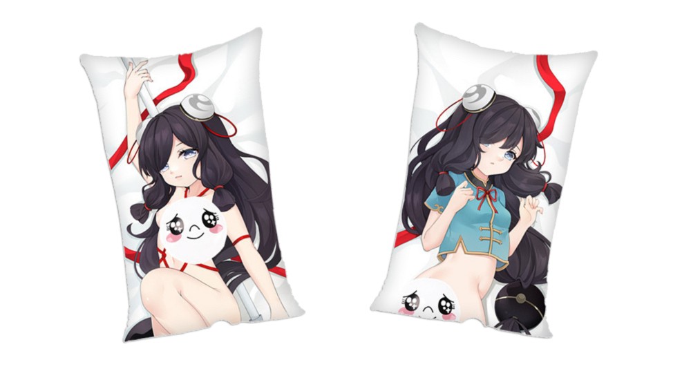 Genshin Impact Shenhe Anime 2Way Tricot Air Pillow With a Hole 35x55cm(13.7in x 21.6in)