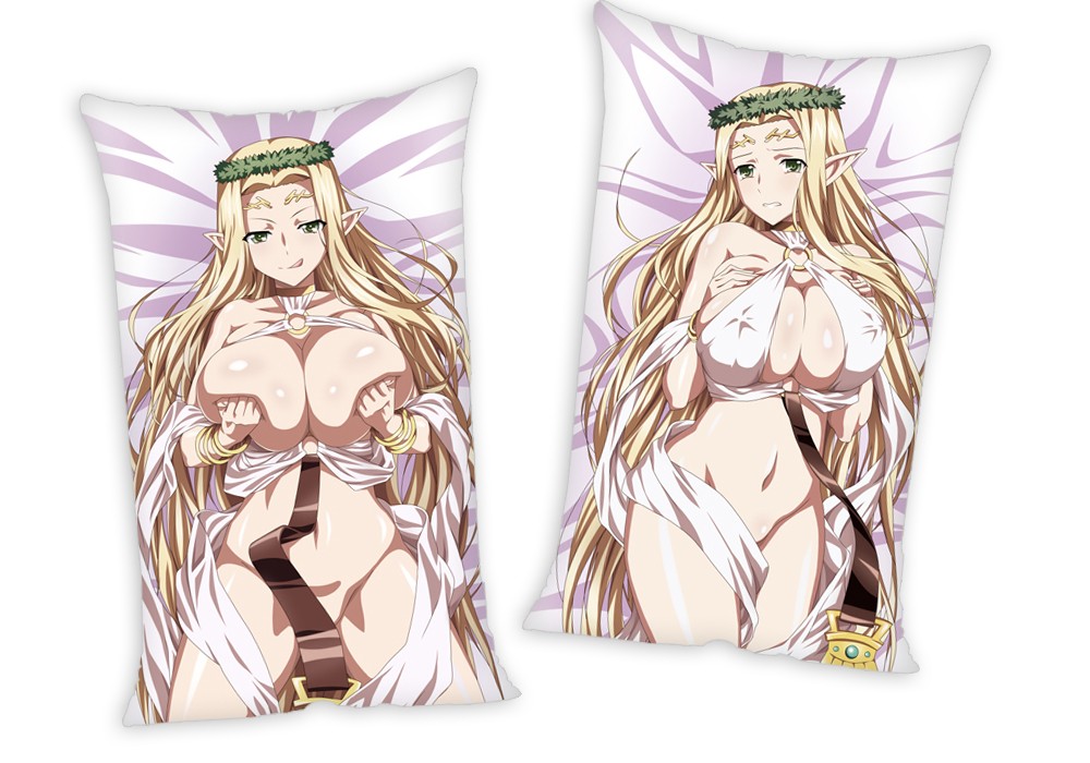 Kuroinu ~Kedakaki Seijo wa Hakudaku ni Somaru~ Celestine Lucullus Anime Two Way Tricot Air Pillow With a Hole 35x55cm(13.7in x 21.6in)