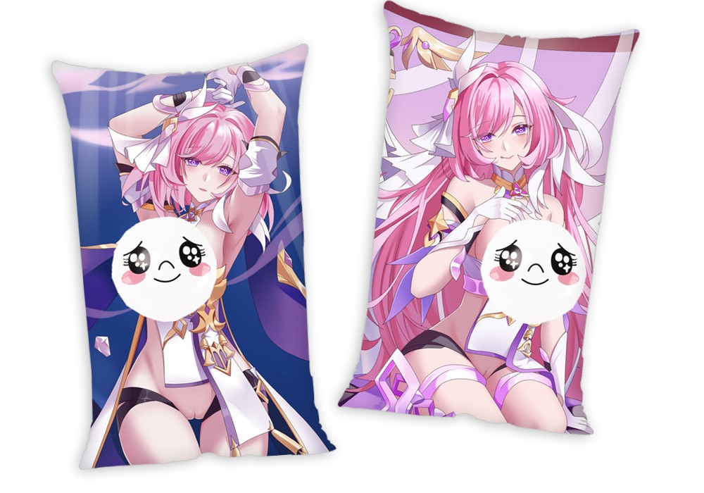 Honkai Impact 3rd Elysia Anime Two Way Tricot Air Pillow With a Hole 35x55cm(13.7in x 21.6in)