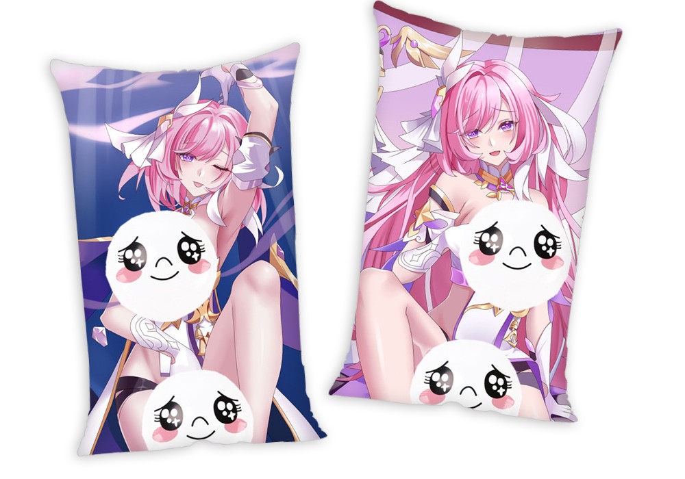 Honkai Impact 3rd Elysia Anime Two Way Tricot Air Pillow With a Hole 35x55cm(13.7in x 21.6in)