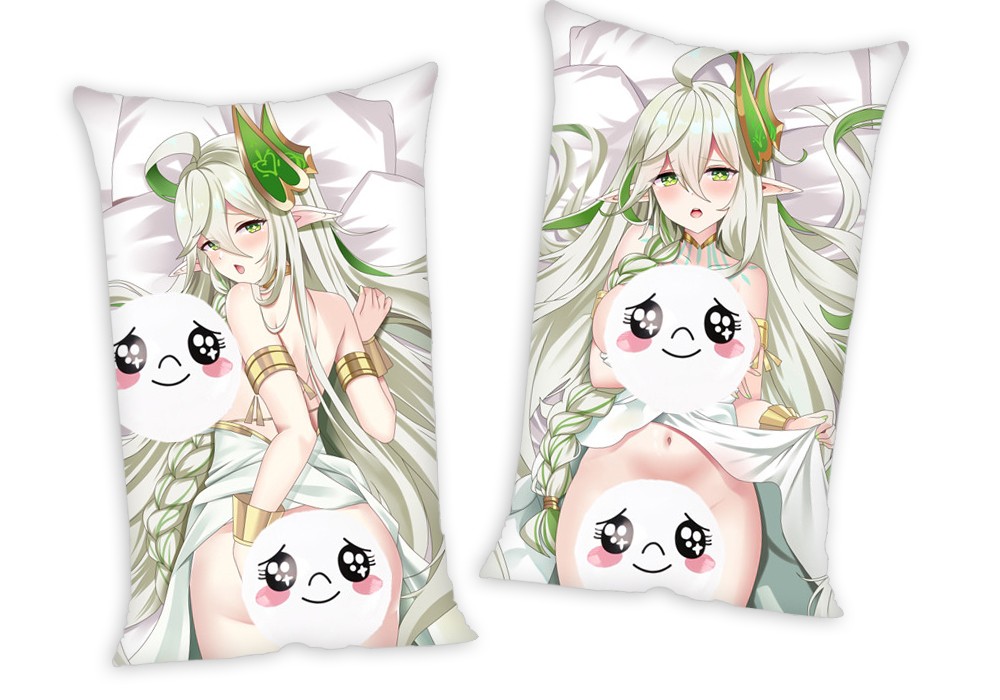 Genshin Impact Nahida Anime Two Way Tricot Air Pillow With a Hole 35x55cm(13.7in x 21.6in)