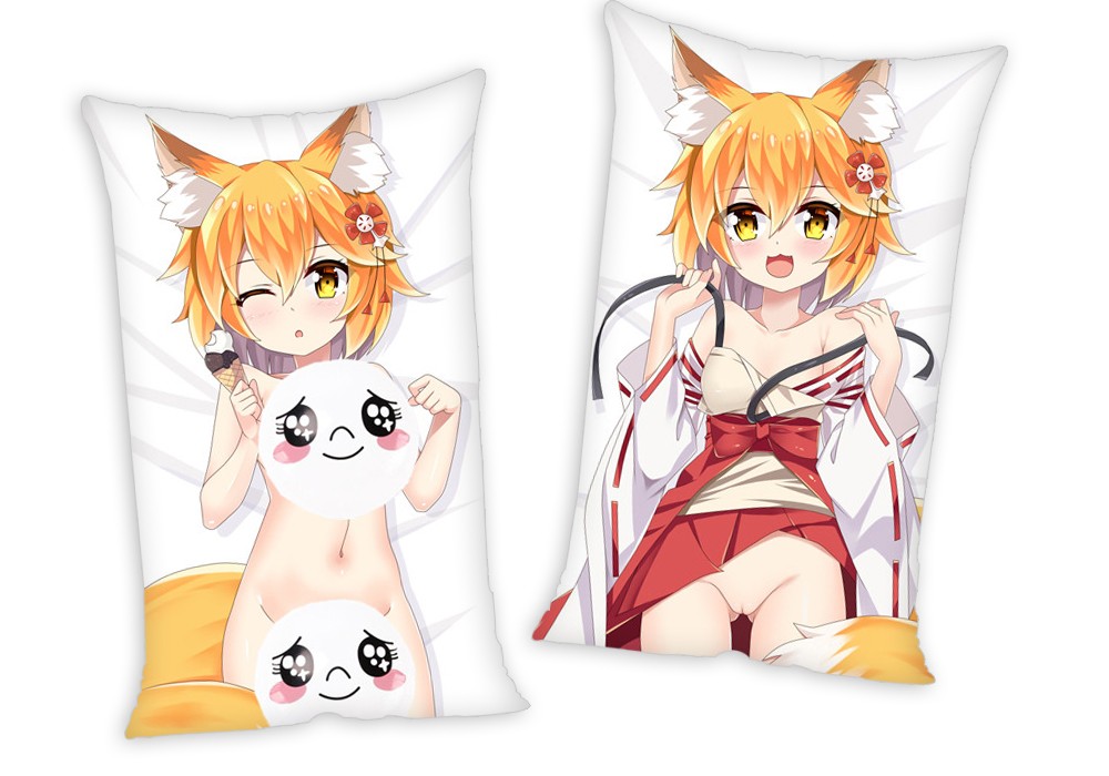 Sewayaki Kitsune no Senko san Senko Anime Two Way Tricot Air Pillow With a Hole 35x55cm(13.7in x 21.6in)