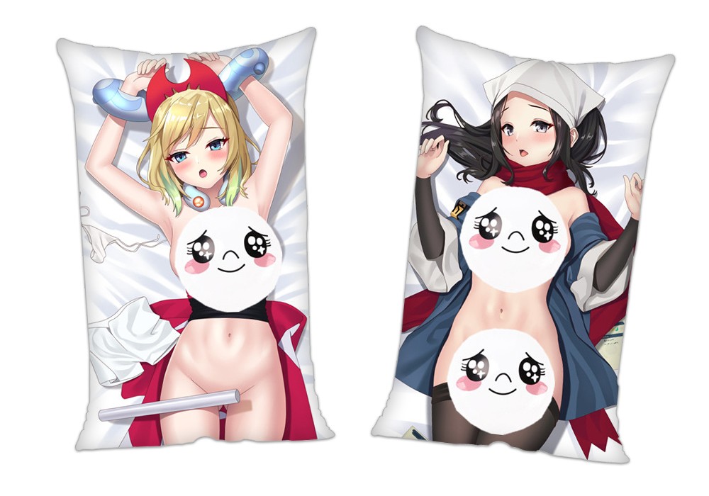 Pokemon Irida Akari Anime 2Way Tricot Air Pillow With a Hole 35x55cm(13.7in x 21.6in)