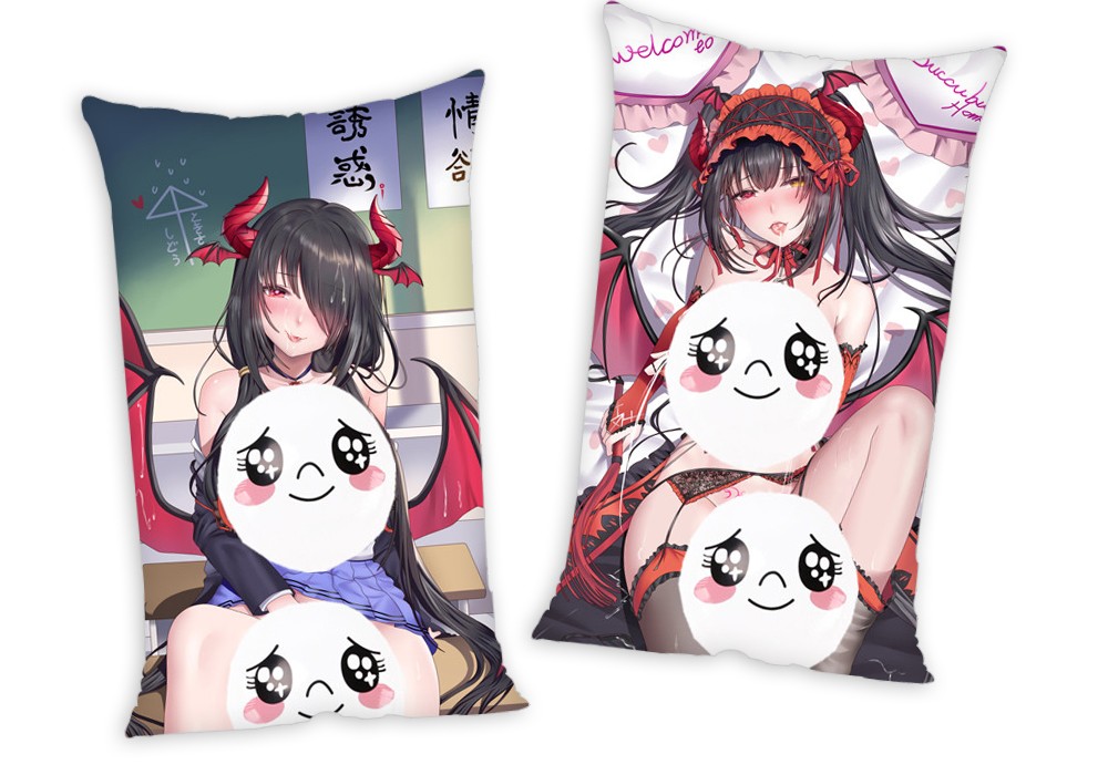 Date A Live Tokisaki Kurumi Anime Two Way Tricot Air Pillow With a Hole 35x55cm(13.7in x 21.6in)