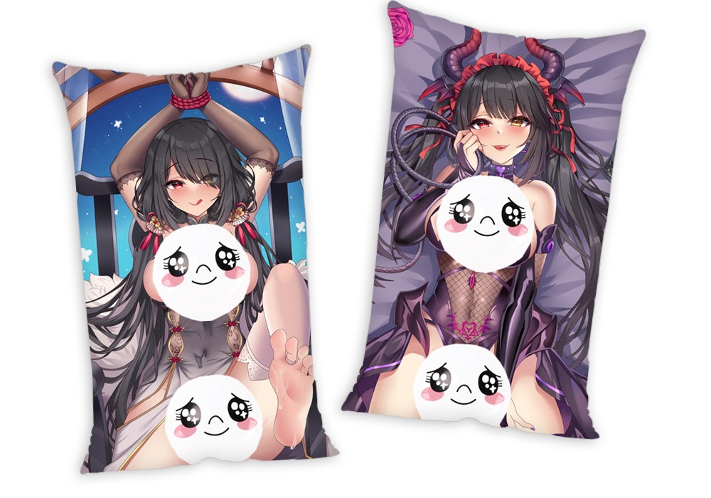 Date A Live Tokisaki Kurumi Anime Two Way Tricot Air Pillow With a Hole 35x55cm(13.7in x 21.6in)