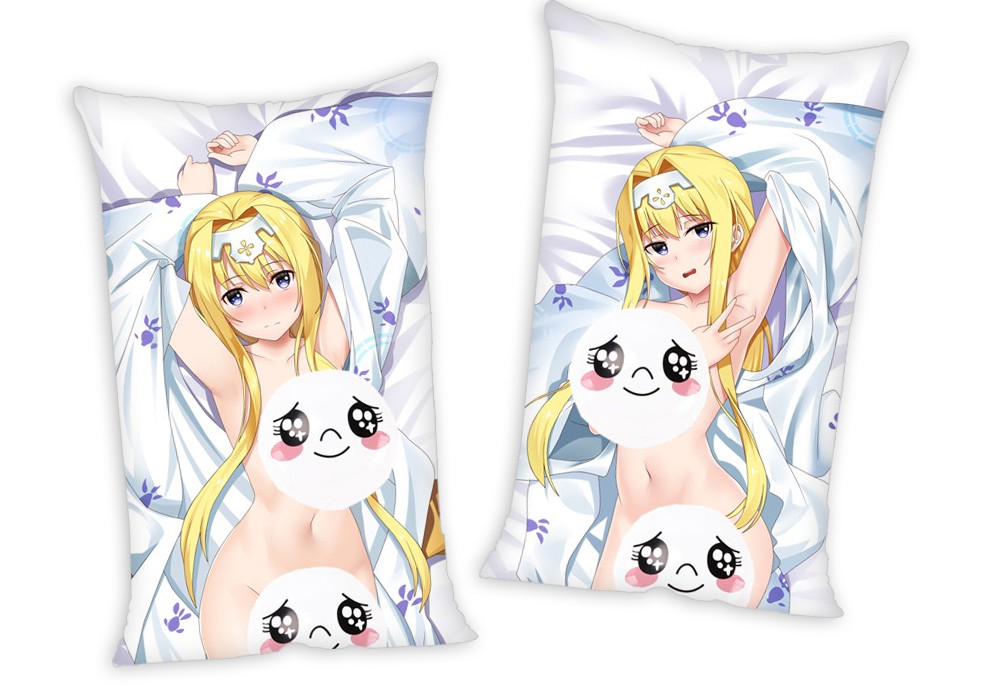 Sword Art Online Alice Zuberg Anime Two Way Tricot Air Pillow With a Hole 35x55cm(13.7in x 21.6in)