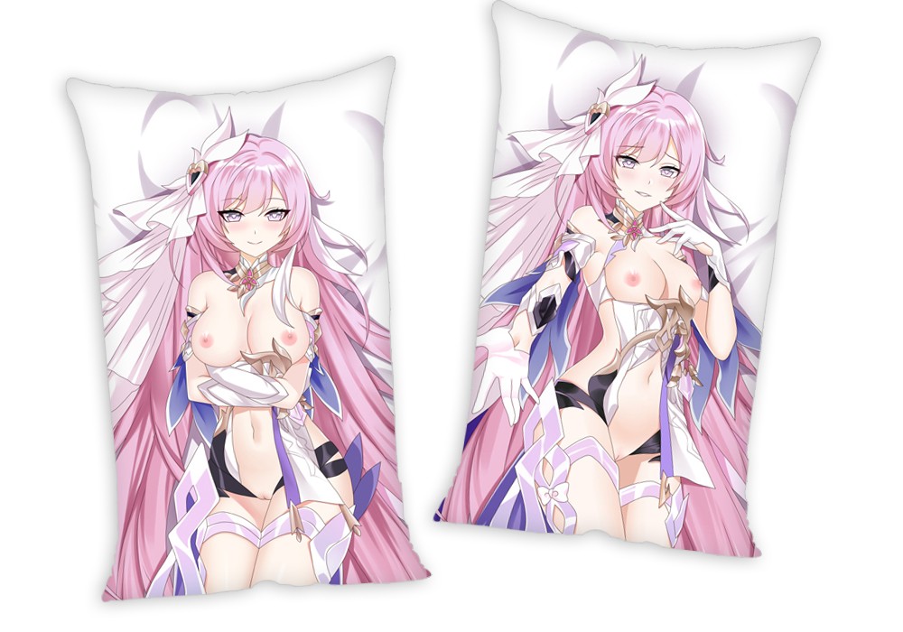 Honkai Impact 3rd Elysia Anime Two Way Tricot Air Pillow With a Hole 35x55cm(13.7in x 21.6in)