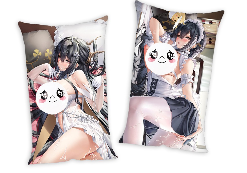 Azur Lane USS NEW JERSEY Anime Two Way Tricot Air Pillow With a Hole 35x55cm(13.7in x 21.6in)