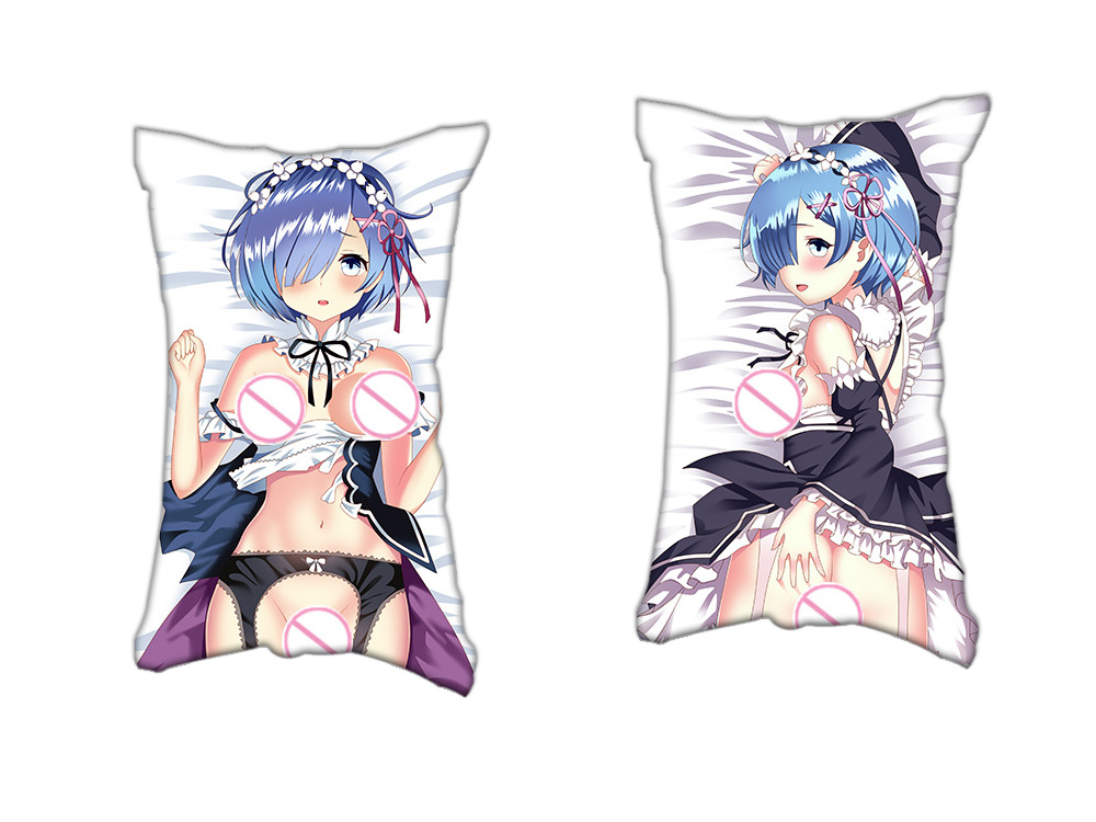 Rem Re Zero Anime 2 Way Tricot Air Pillow With a Hole 35x55cm(13.7in x 21.6in)