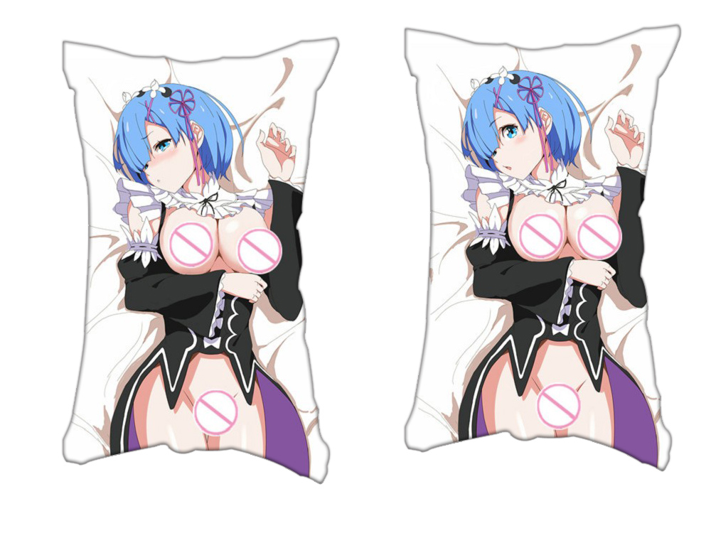 Rem Re Zero Anime 2 Way Tricot Air Pillow With a Hole 35x55cm(13.7in x 21.6in)