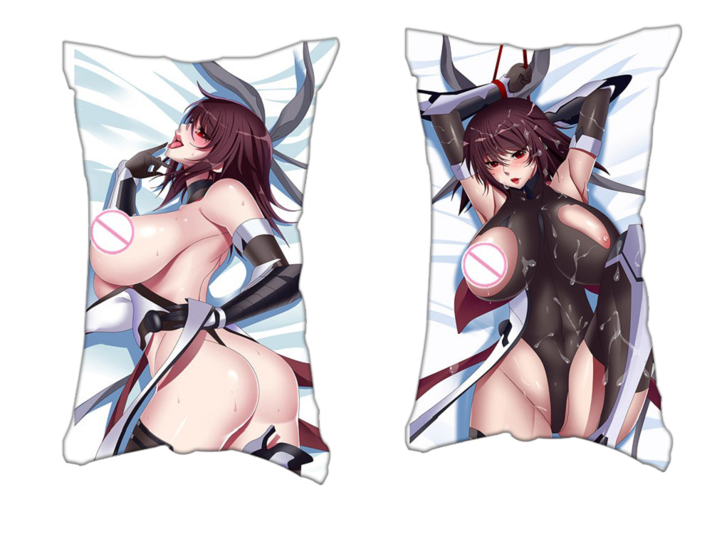 Mizuki Yakikaze Taimanin Asagi Anime 2 Way Tricot Air Pillow With a Hole 35x55cm(13.7in x 21.6in)