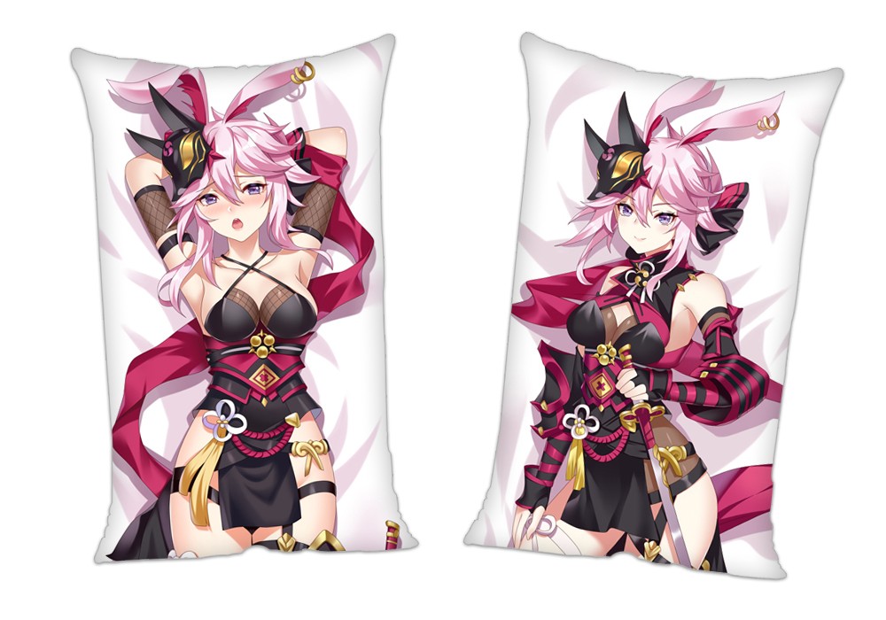 Honkai Impact 3rd Yae Sakura Anime 2Way Tricot Air Pillow With a Hole 35x55cm(13.7in x 21.6in)